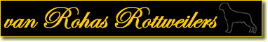 van Rohas Rottweilers